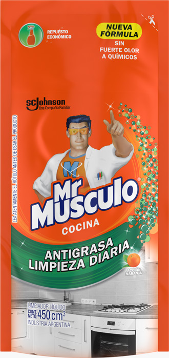 Mr Musculo® Antigrasa Cocina Doypack 450ML