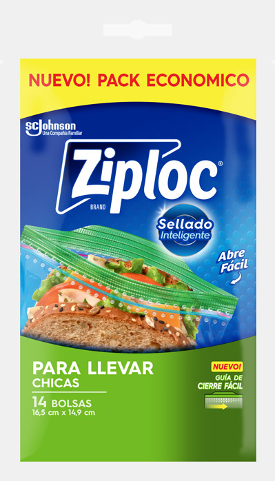 Ziploc® Bolsa Llevar Chica