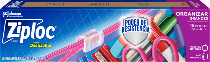 Ziploc® Bolsa Organizar Grande