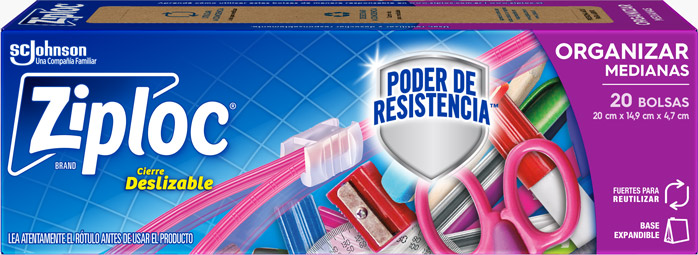 Ziploc® Bolsa Organizar Mediana
