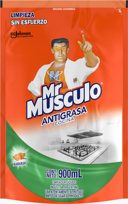 Mr Musculo® Antigrasa Cocina Doypack 900ML