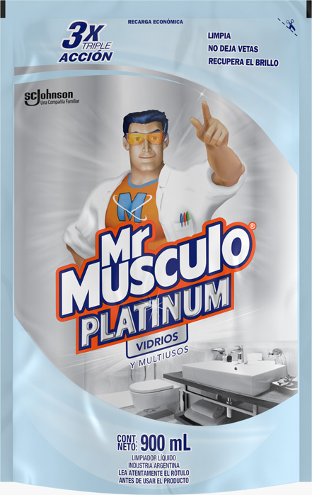 Mr Musculo® Vidrios y Multiuso Doypack 900ML