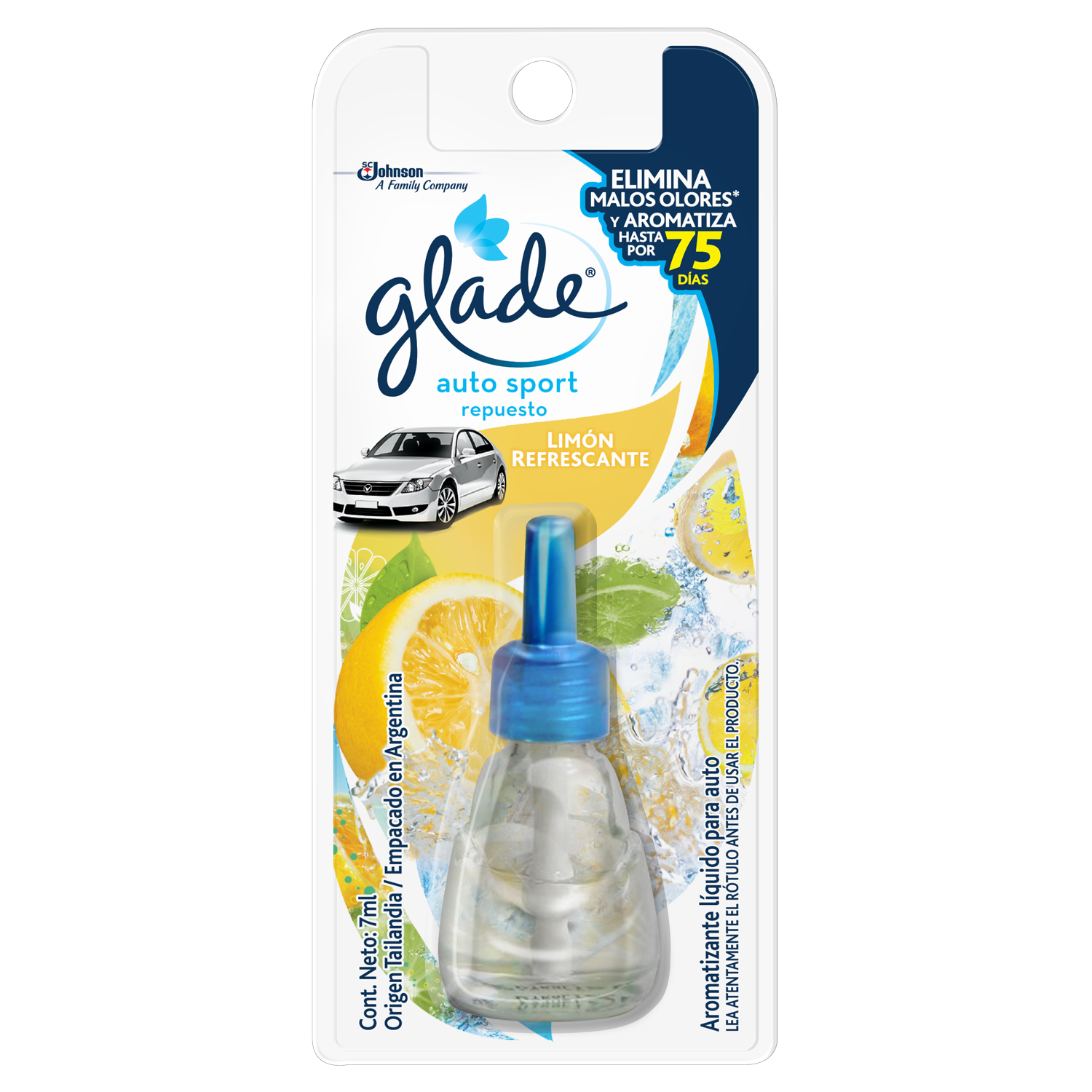 Glade® Auto Sport Limon Refrescante