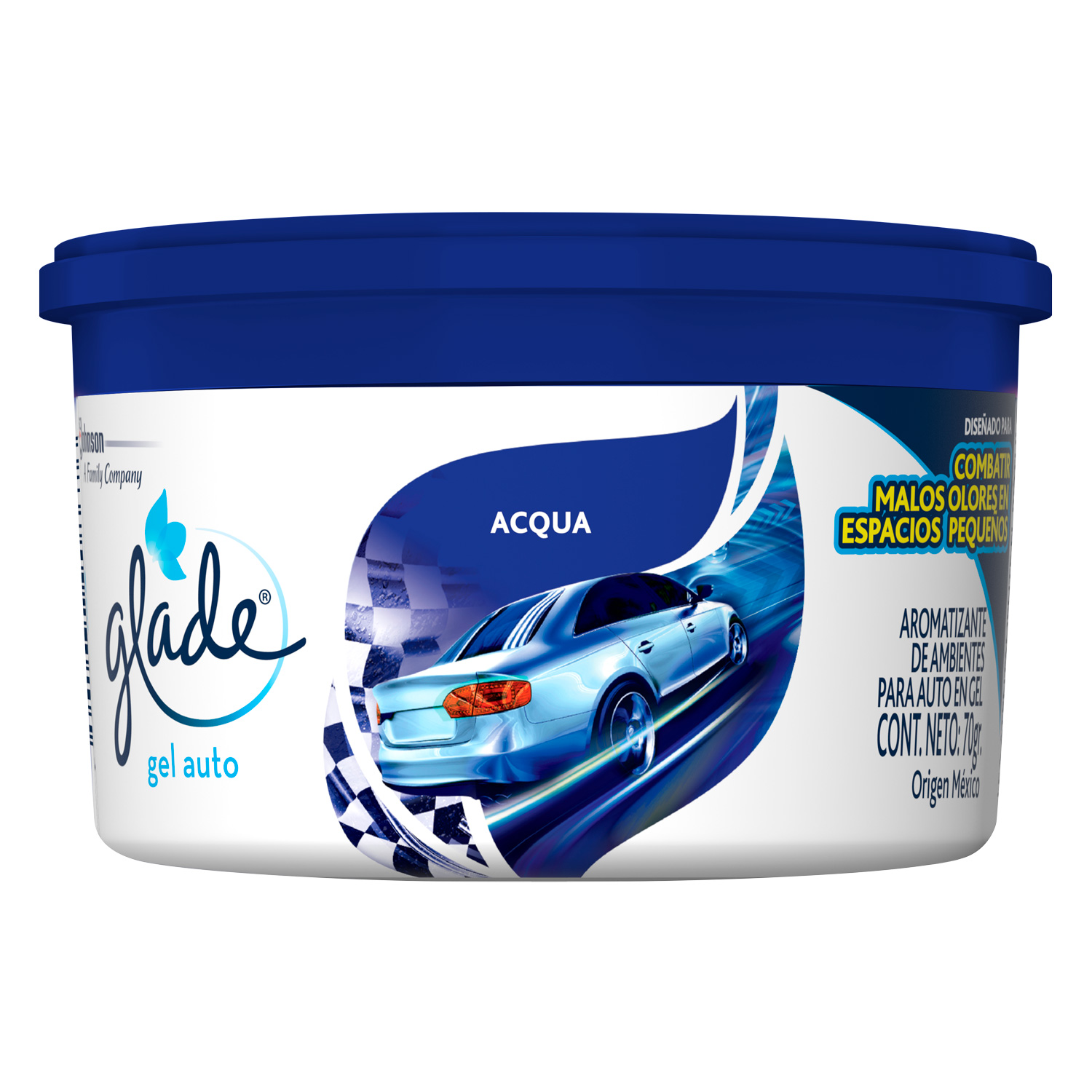 Glade® Mini Gel Car Aqua