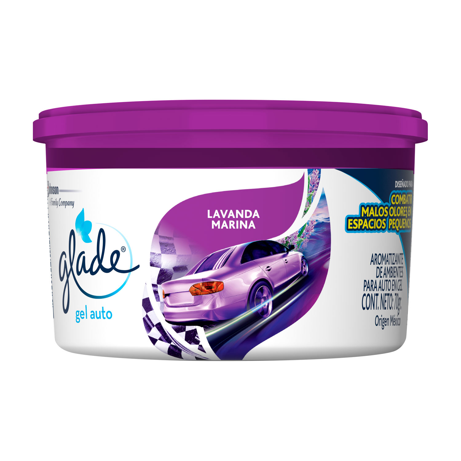 Glade® Mini Gel Car Lavanda Marina