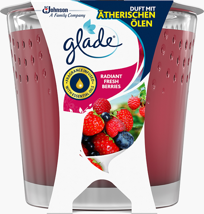 Glade® Duftkerze Radiant  Fresh Berries