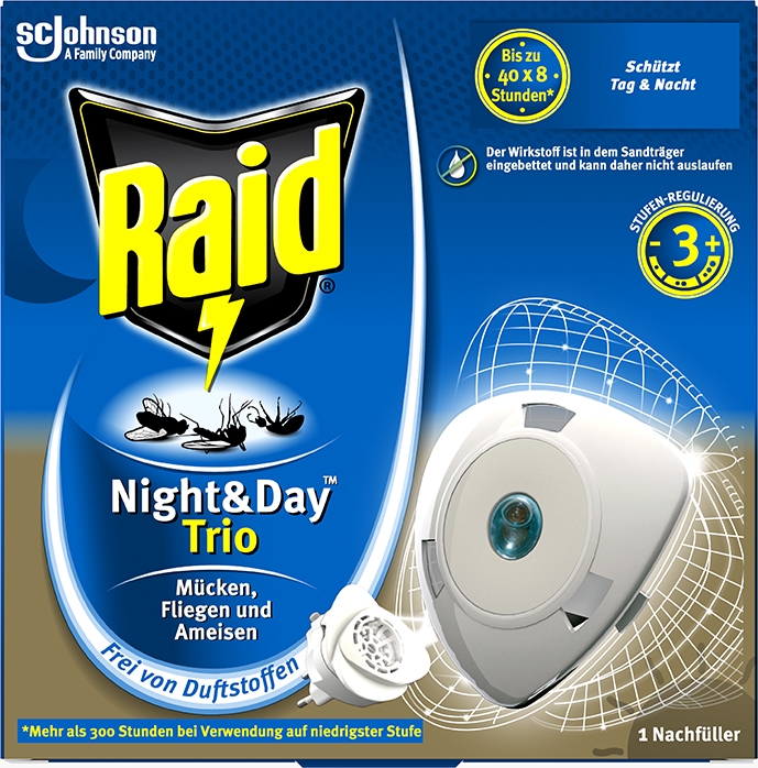 Raid® Night & Day Trio Insektenstecker NF