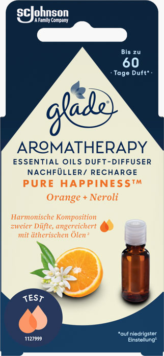 Glade® Aromatherapy Essential Oils Duft-Diffuser Nachfüller Pure Happiness™