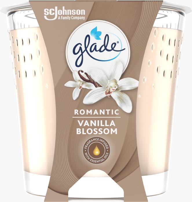 Glade® Duftkerze Romantic Vanilla Blossom