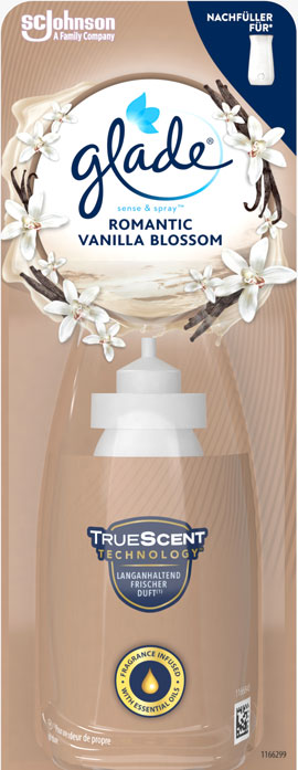 Glade® sense & spray™ Nachfüller Romantic Vanilla Blossom