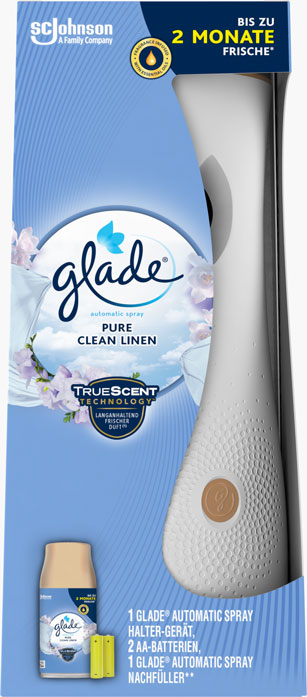 Glade® automatic spray Halter Pure Clean Linen