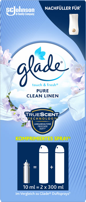 Glade® touch & fresh® minispray Nachfüller Pure Clean Linen