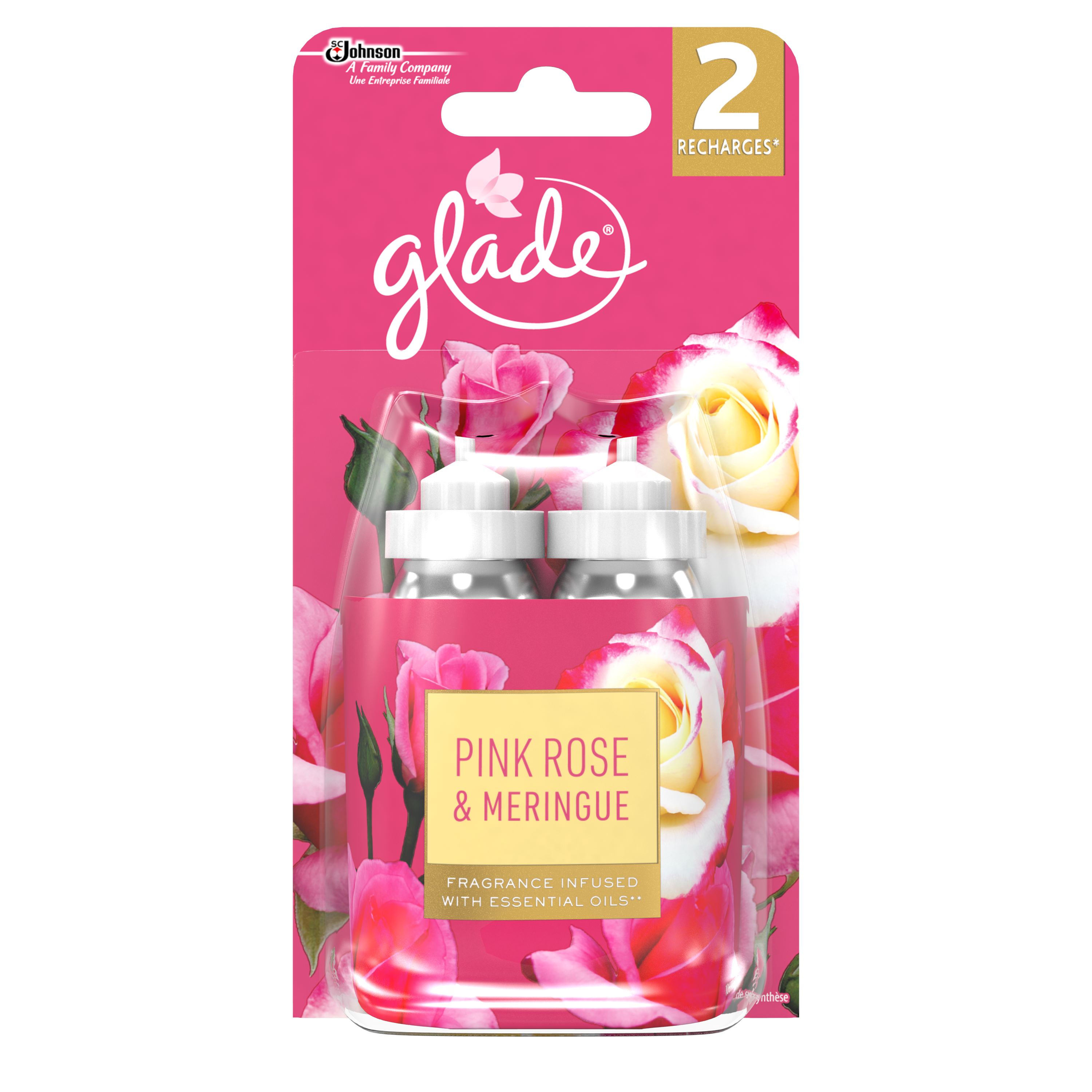 Glade® Sense & Spray™ - Nachfüller Pink Rose & Meringue duopack