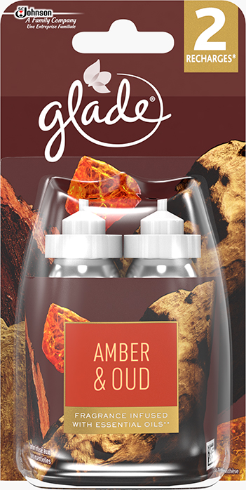 Glade® Sense & Spray™ - Nachfüller Amber & Oud duopack