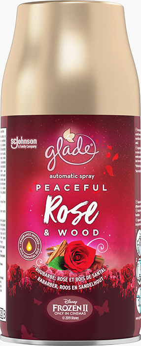 Glade® Automatic Spray™ - Nachfüller Peaceful Rose & Sandalwood - Rhabarber, Rose und Sandelholz