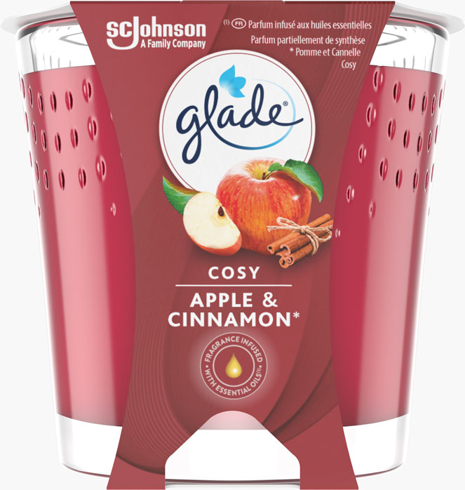 Glade® Kaars - Cosy Apple & Cinnamon