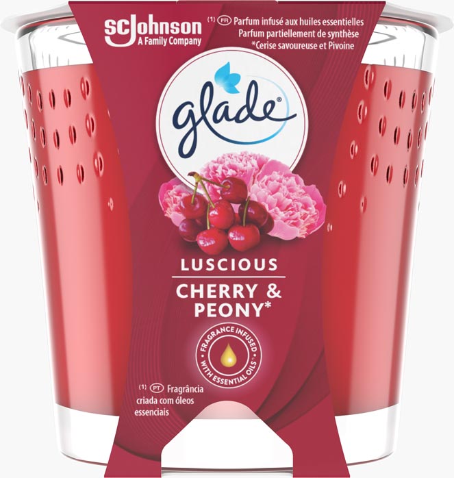 Glade® Bougie - Luscious Peony & Cherry