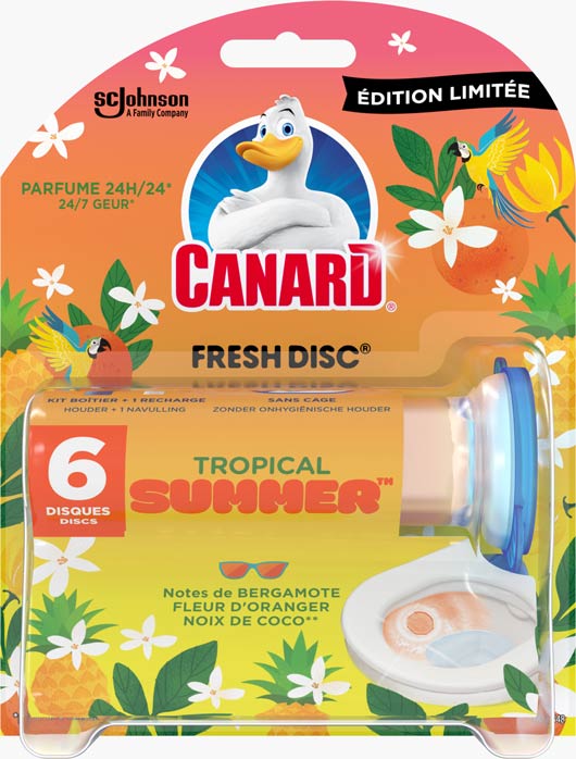 Canard® Fresh Disc® - Houder + 1 Navulling Tropical Summer