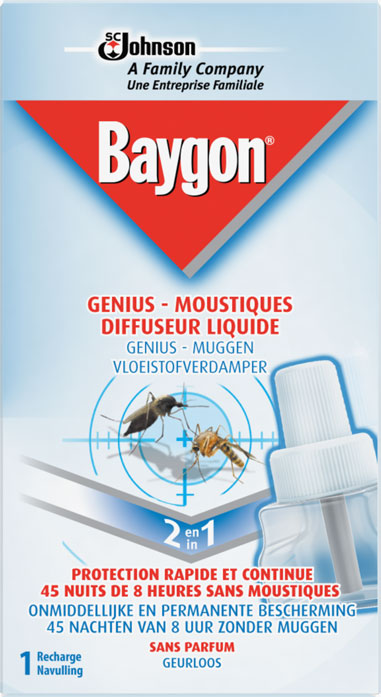 Baygon® Genius - Moustiques recharge liquide