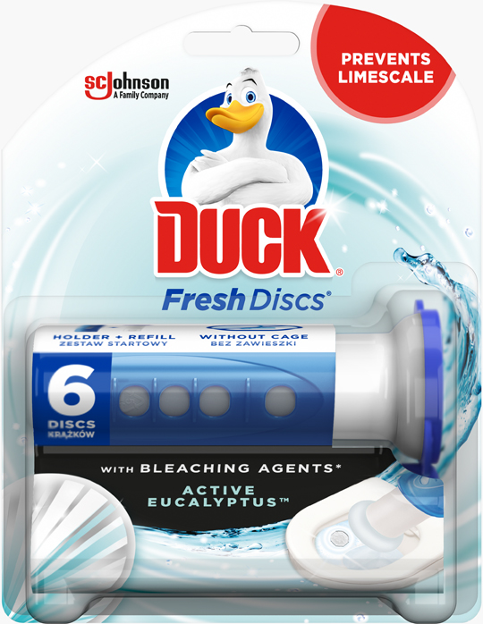 Duck®  Fresh Disc Тоалетно блокче - Евкалипт