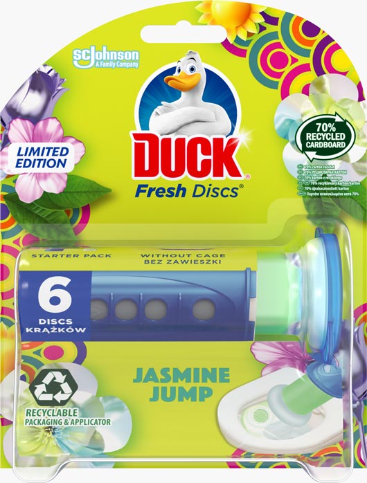 Duck® Fresh Disc Тоалетно блокче Jump Jasmine