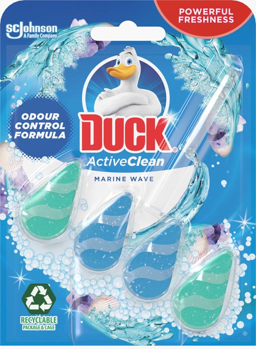 Duck® Active Clean  тоалетно блокче - Marine Wave