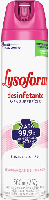 Lysoform® Aerossol Lembranças de Infância