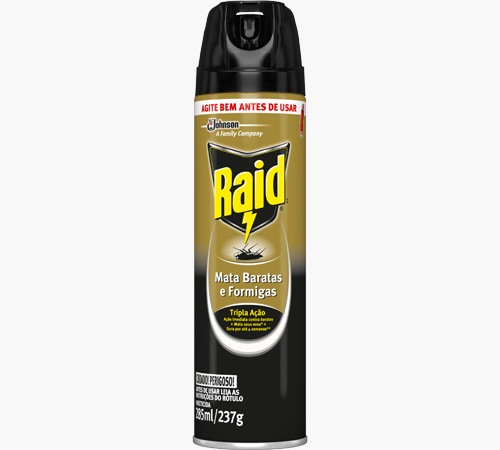 Raid® Aerossol Mata Baratas e Formigas