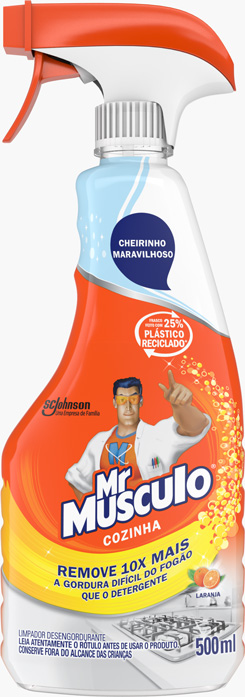Mr Músculo® Cozinha Laranja