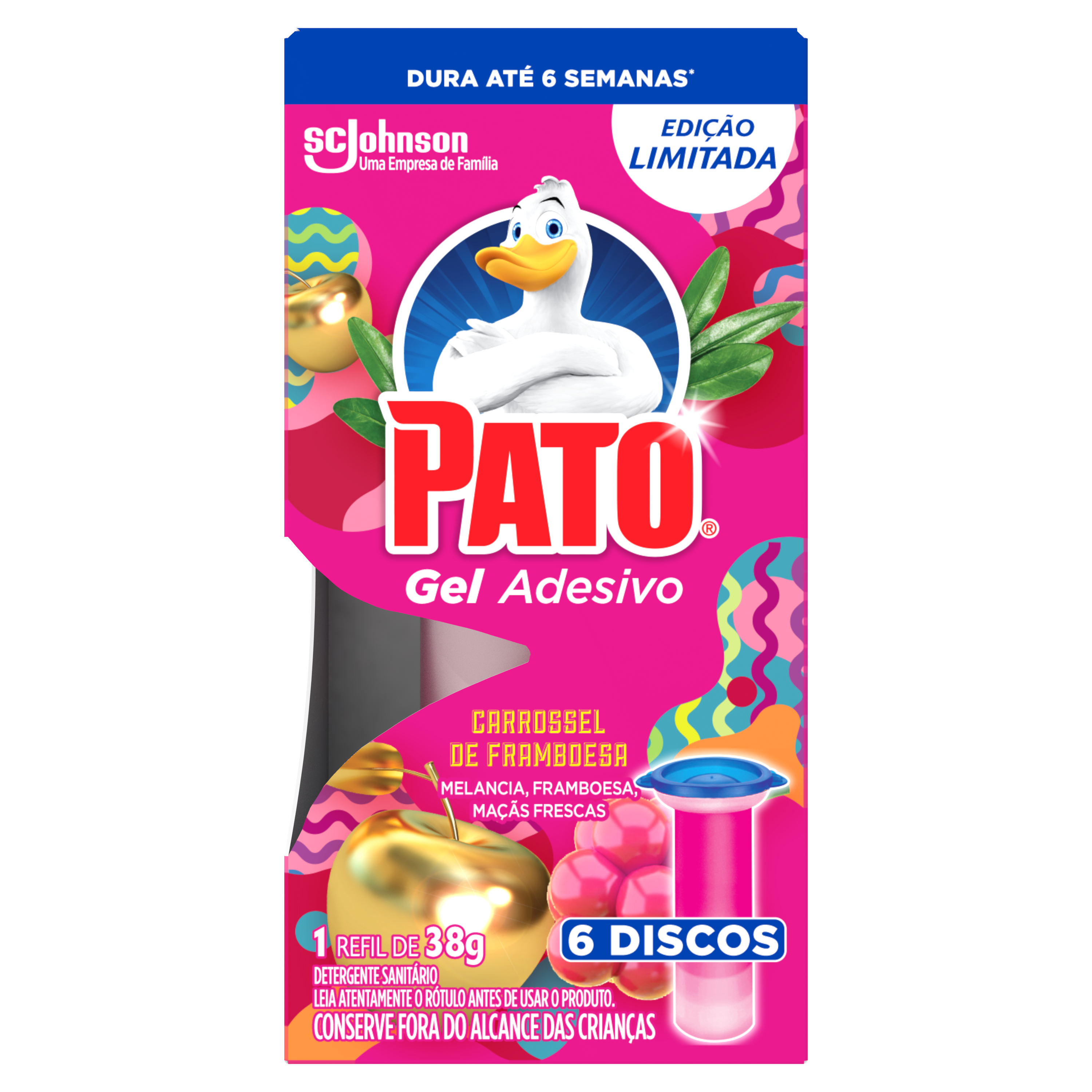 Pato® Gel Adesivo Carrossel Refil