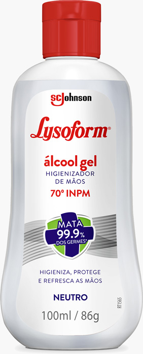 Lysoform® Álcool Gel Higienizador de Mãos - Neutro