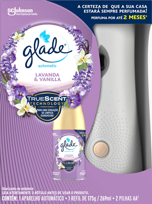 Glade® Spray Automático 3 em 1 Lavanda & Vanilla
