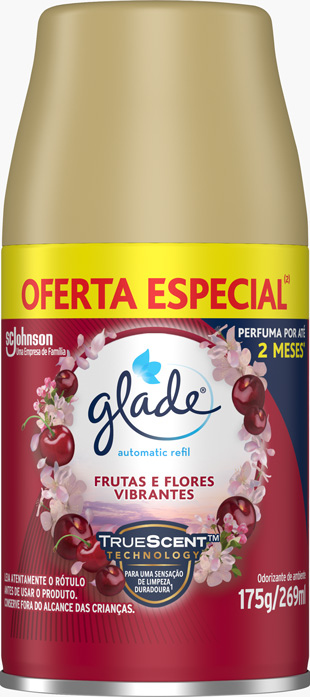 Glade® Spray Automático Frutas e Flores Vibrantes