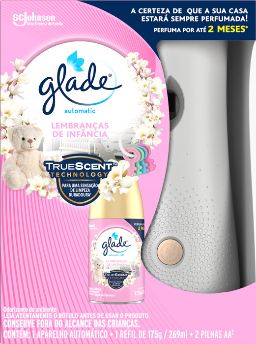 Glade® Spray Automático 3 em 1 Lembranças de Infância