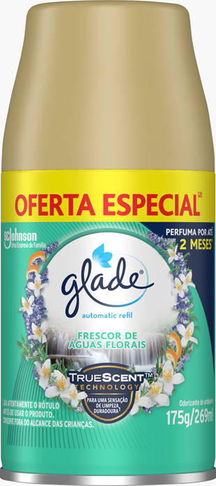 Glade® Spray Automático Frescor de Águas Florais