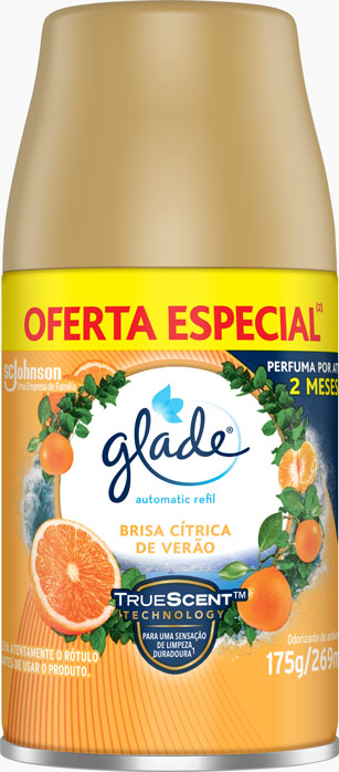 Glade® Spray Automático Brisa Citrica de Verão