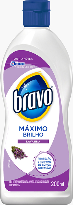 Bravo® Lustra Móveis Brilho Prático Lavanda