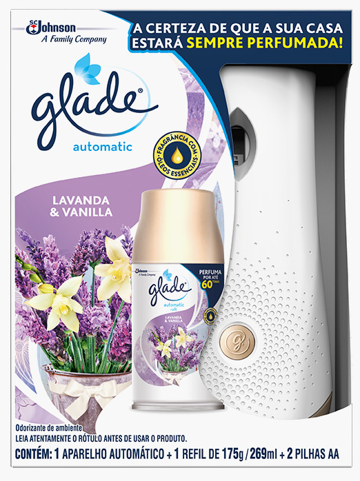 Glade® Automatic 3 em 1 Lavanda & Vanilla