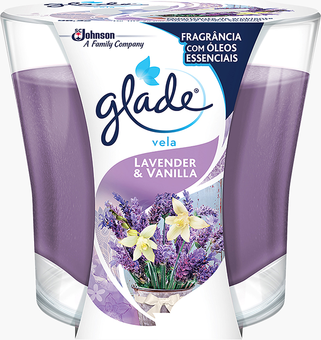 Glade® Vela Lavanda & Vanilla