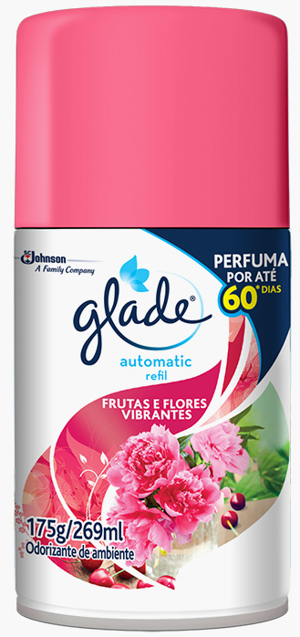 Glade® Spray Automático 3 em 1 Frutas e Flores Vibrantes
