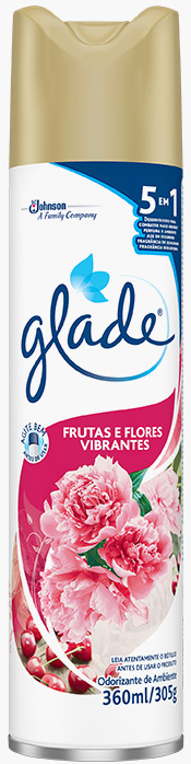 Glade® Aerosol Frutas e Flores Vibrantes