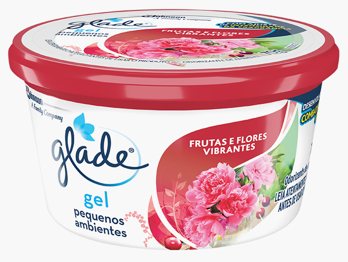 Glade® Gel Home Frutas e Flores Vibrantes