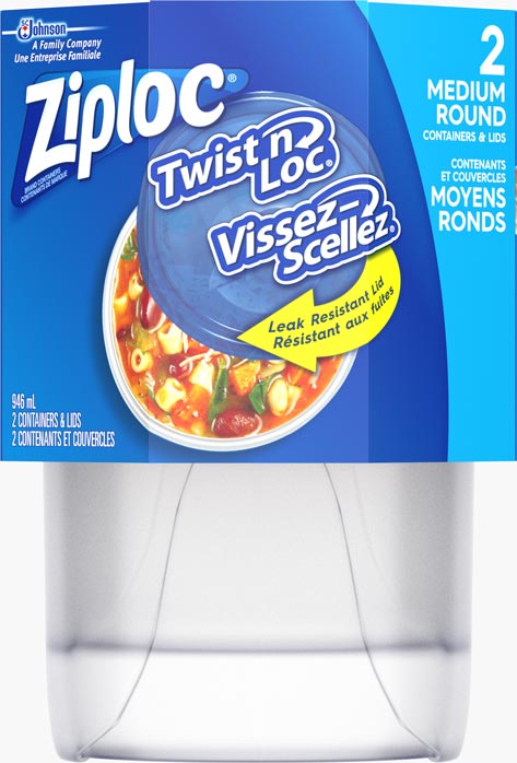 Ziploc® Brand Twist ’n Loc® Containers