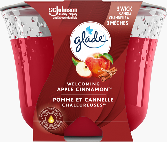 Glade® Triple Wick Candle - Apple Cinnamon™
