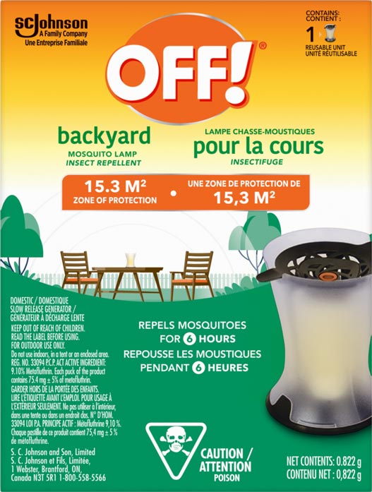 OFF!® Backyard Mosquito Lamp