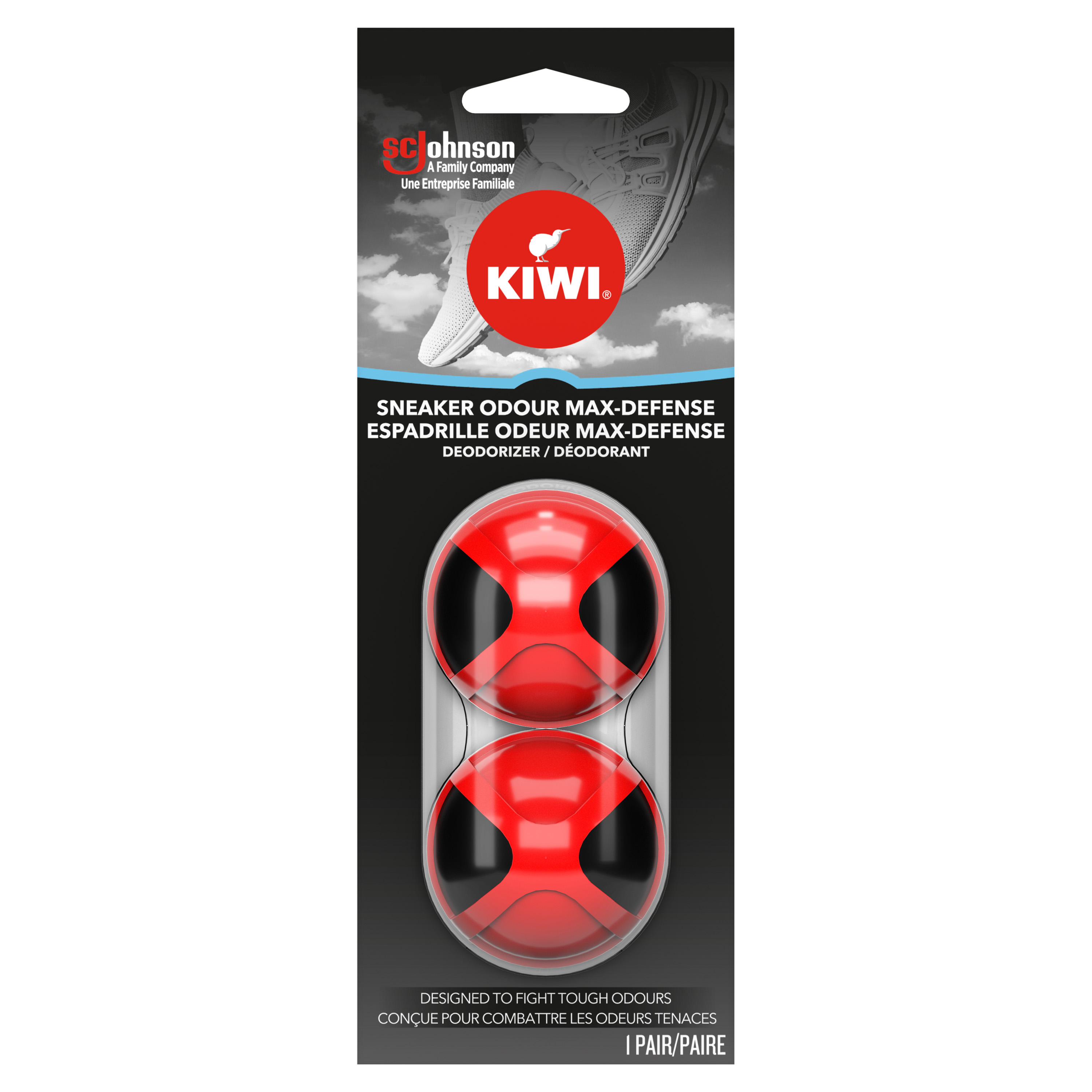 KIWI® Espadrille Odeur Max-Defense Déodorant