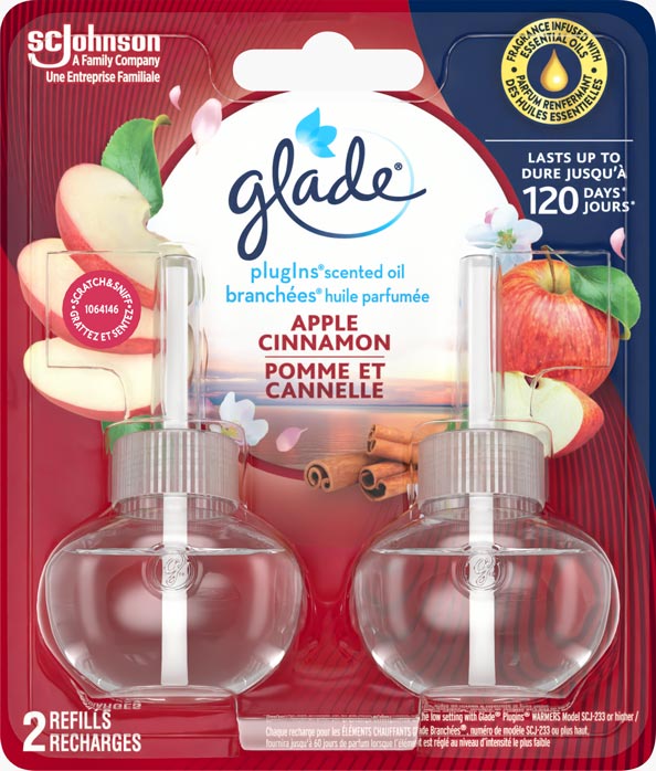 Glade Branchées® Huile parfumée Recharge - Pomme et Cannelle