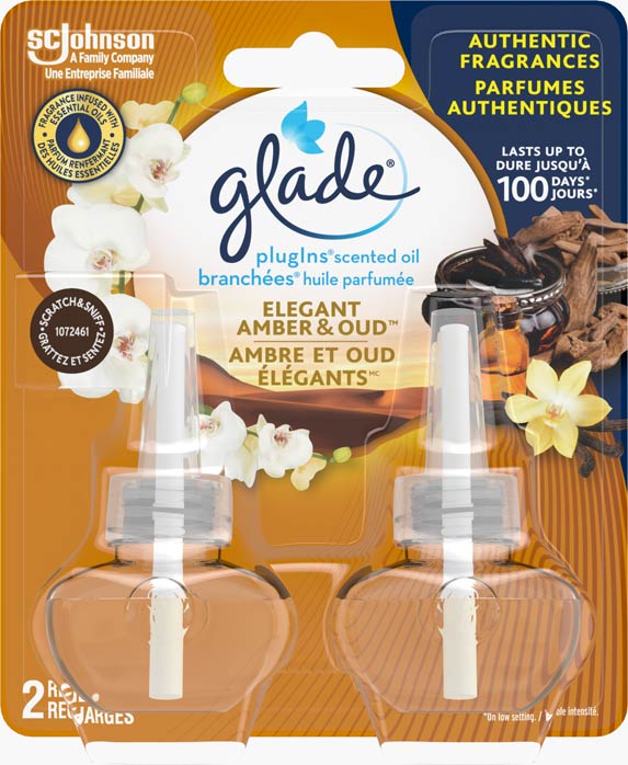 Glade® PlugIns® Scented Oil Refill - Elegant Amber & Oud™