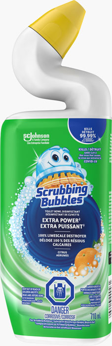 Scrubbing Bubbles® Désinfectant de Cuvette Extra Puissant - Agrumes