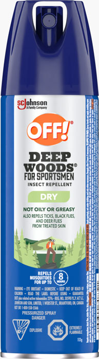 OFF!® Deep Woods® For Sportsmen Insect Repellent Dry